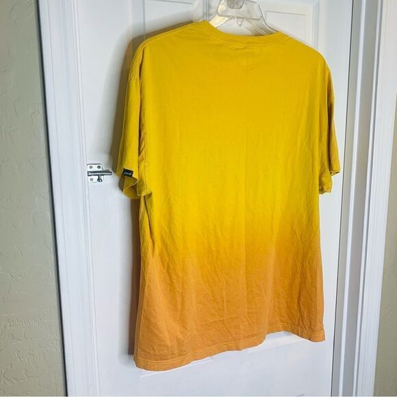 PINK Victoria's Secret Yellow Ombré Graphic Tee Shirt Sunshine On My Mind - Picture 5 of 9